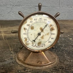 Vintage Nautical P.B. Mutrie Motor Transportation Inc. Tabletop Thermometer (BSMT3)