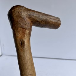 Vintage Wooden Hand Carved Walking Cane