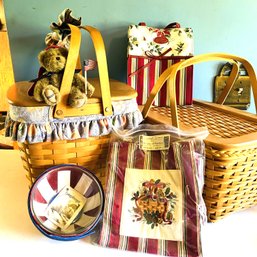 Longaberger Baskets, Holiday Tote Bags, Picnic Basket & More (DR)