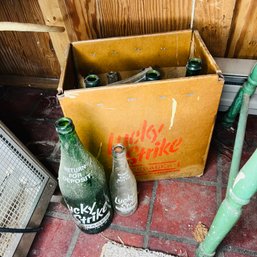 Lucky Strike Bottles And Case (Basement - Darkroom)
