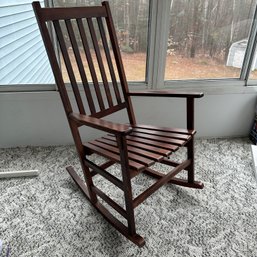 Lovely Solid Wood Rocking Chair (Porch)