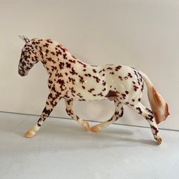 2022 Breyerfest Rotating Draft Surprise Glossy Blanket Appaloosa Horse Figure - Limited Run (EF)