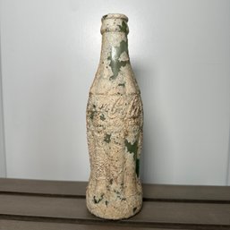 Vintage Glass Coca-Cola Bottle Found In Ocean - Great Beach House Or Fish Tank Decor (HW)