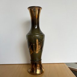 Vintage Glass Vase With MCM Vibes (EF)