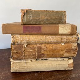Antique/Vintage Book Lot With Map Pieces (NH)