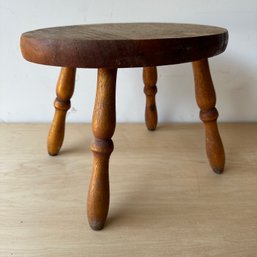 Vintage Wooden Stool (DC)