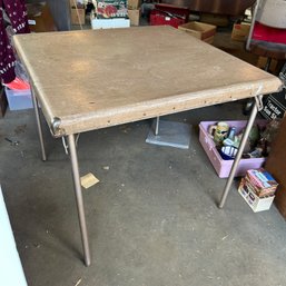 Vintage SAMSONITE Folding Card Table