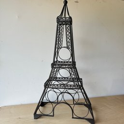 Black Metal Eiffel Tower Wine Rack (DC)