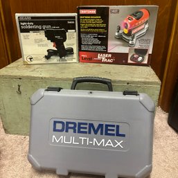 Craftsman 4-In-1 Laser Level, Dremel Multi-Max, & Sears Soldering Gun (BSMT3)