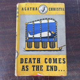 Vintage 1945 Agatha Christie Novel, 'Death Comes As The End...' (NH)