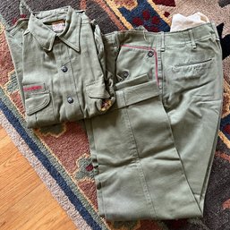 Vintage Boy Scouts Of America Uniform - Pants And Shirt (Dining Room)