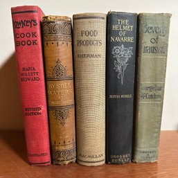 Five Assorted Antique Books (47925)