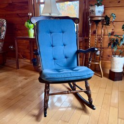 Vintage Colonial S.BENT & BROTHERS Wooden Rocking Chair (LR)