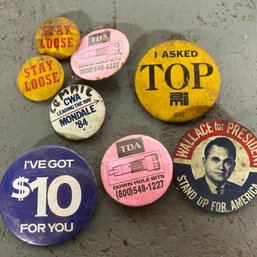 Vintage Buttons, Some Political