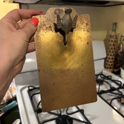 Small Brass Duck Clipboard (MB13 Kitchen)