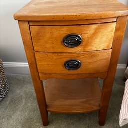 Sturdy Bedside Table With 2 Drawers And Contents (UPBR1)