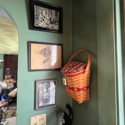 Framed Prints And Longaberger Basket (entry)