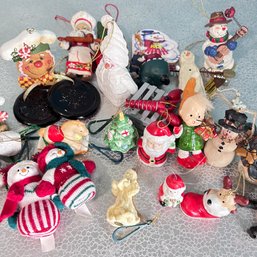 Snowmen, Teddy Bear & More - Christmas Ornaments (BR)