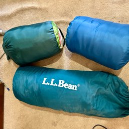 LL BEAN Pole Tent With Two Coleman Sleeping Bags (Office)