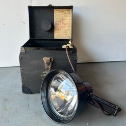 Vintage Lamp Assembly By E.A. Laboratories In Case, Type C-3A (IS)