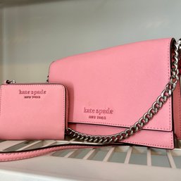 KATE SPADE Pink Pocketbook & Wallet (LR)