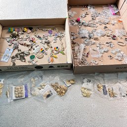 So Many Charms! Lots To Wear Or Use For Jewelry Making (BR)