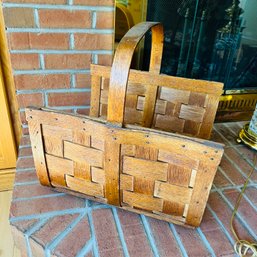 Vintage Log Basket (Kitchen)