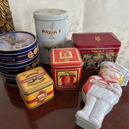 Mixed Lot Of Vintage Food Tins (Dining Room)