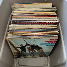 Large Bin Lot Of Vintage Records (NH)