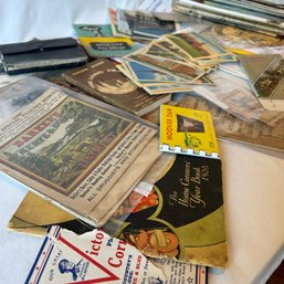 Large Lot Of Vintage Ephemera, Jack & Jill Mags, Manchester Postcards, Ice Capades 1951, Etc (NK)