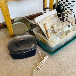 Curlers, Mirrors And Other Items (Living Room)