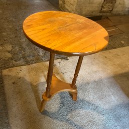 Small Round Occasional Table (basement)