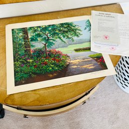 Signed Print 'rhododendron Way' (Living Room)