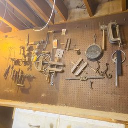 Pickers Assorted Tool Wall Lot (Basement Workshop)