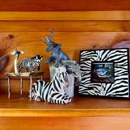 Decorative Safari Lot: Zebras And Elephants (porch)