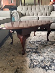 Lovely Long Oval Living Room Coffee Table  (LR)