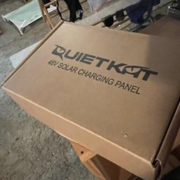 QuietKat Solar Charging Panel (basement)