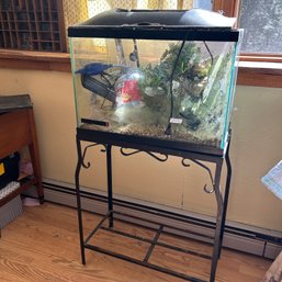 Fish Tank With Stand And Accessories - Needs Cleaning (BSMT)