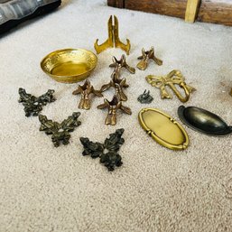 Assortment Of Brass And Metal Findings (Living Room)
