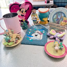 Disney Bank, Precious Moments Mini Figurines & Misc. Decor (BR)