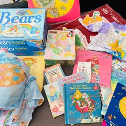 Vintage Care Bears Lot With Board Games, Decorations, Puzzle & More!