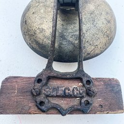 Antique Brass Trolley Bell From St. Louis Cable Car Co. (garage)