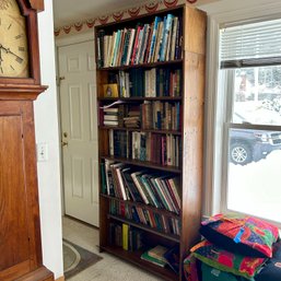 Tall Wooden Bookcase, 6'9' - BOOKS NOT INCLUDED - (LR)
