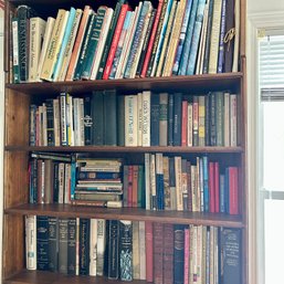 Large Book Lot, Many Vintage Hardcovers, Novels And Misc Books, Top FOUR Shelves Only (LR)
