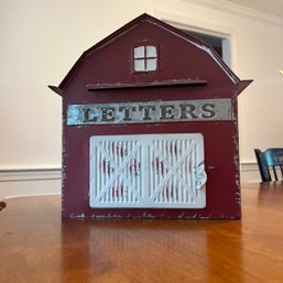Decorative Metal 'Letters' Box (DR)