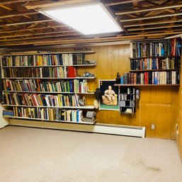Huge Book Lot No. 1 With Decorative Trinkets And Wall Art (Basement)