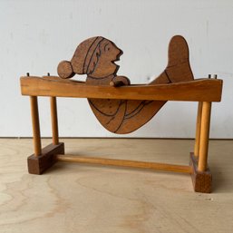 Handmade Wooden Somersault Toy (IS)