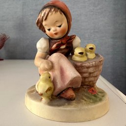 Vintage M.J. Hummel 'Chick Girl' Figurine  (Yoga Room)