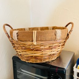Lined Planter Basket (Dining Room)