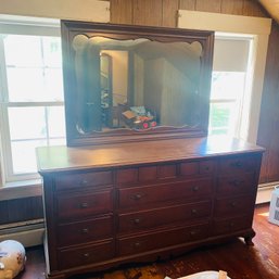 Vintage Country Squire Dresser & Mirror (Missing Some Knobs) MB